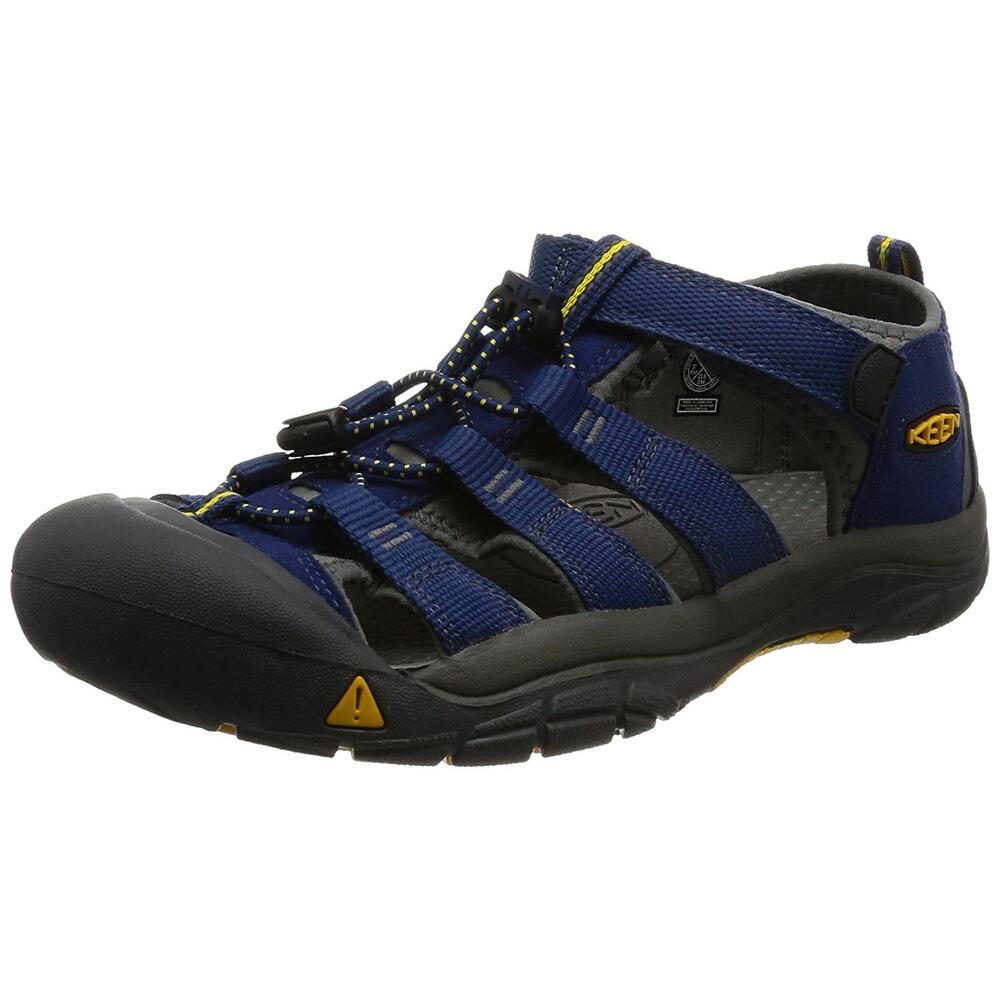 NWT KEEN Unisex-Child Newport H2 Closed Toe Water Sandals blue depths Size 8